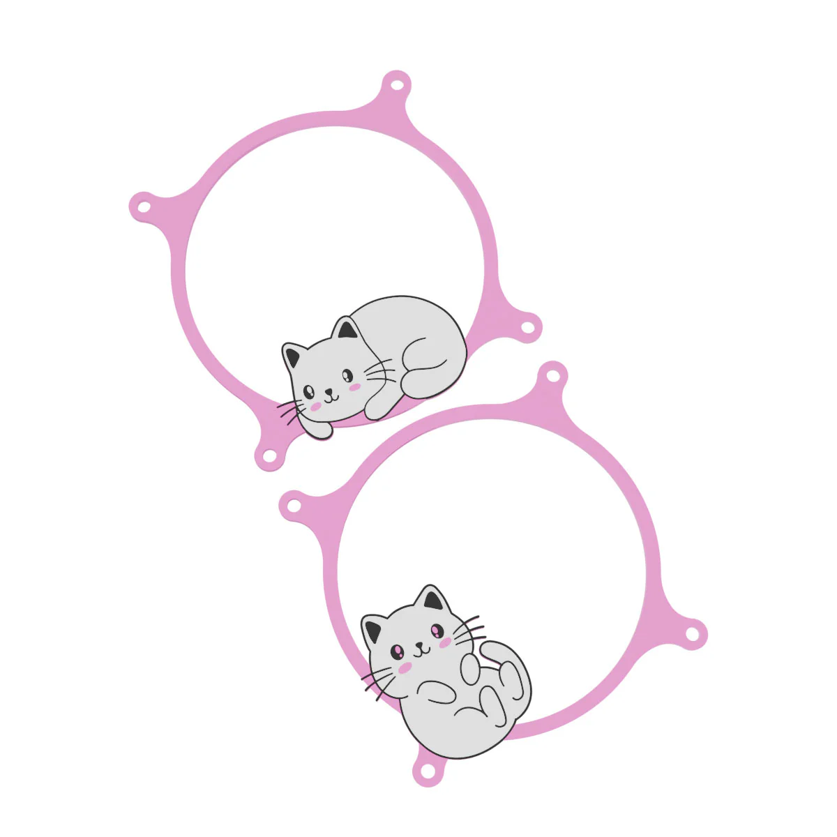 Cat Fan Grills Twin Pack - Image 3