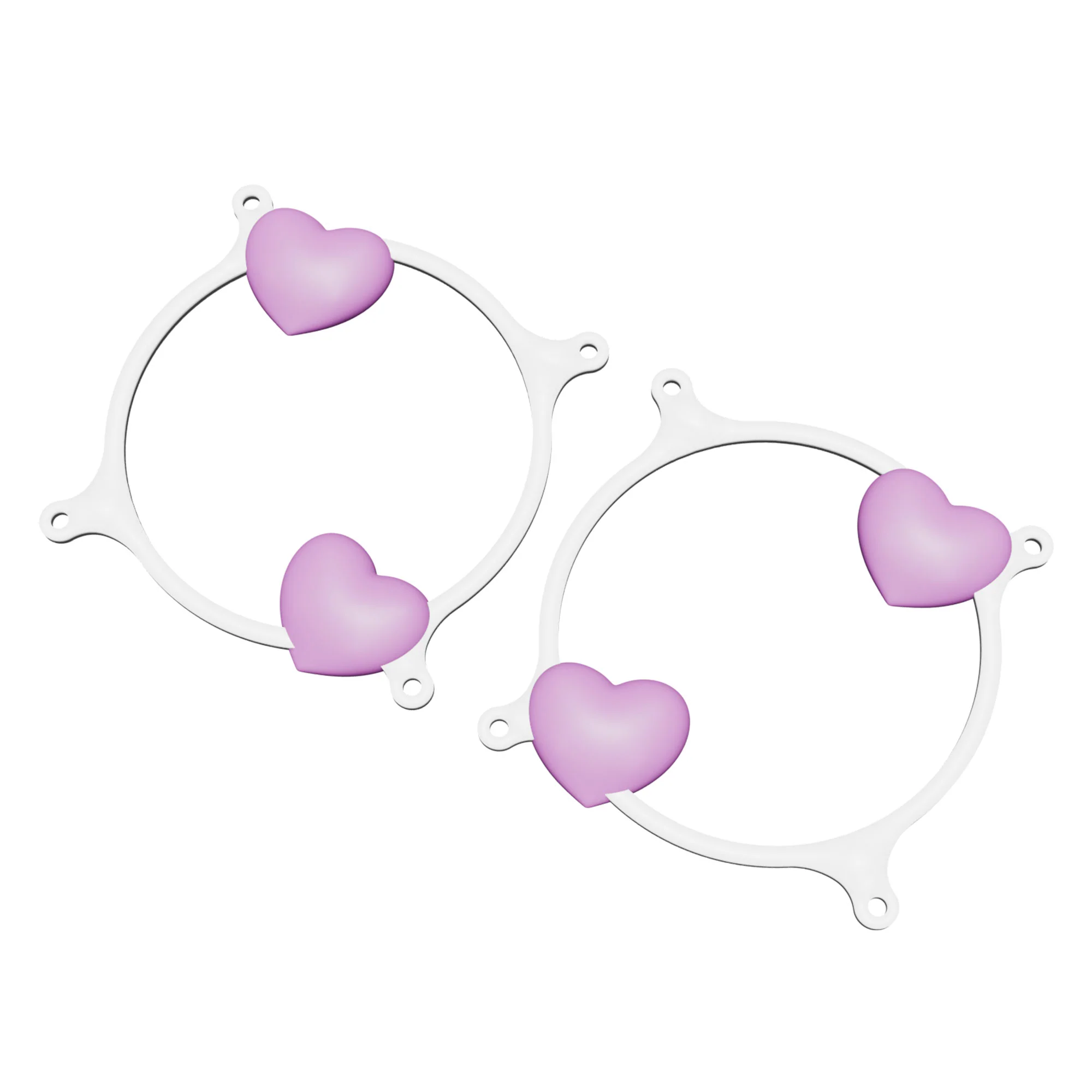 Heart Fan Grill Twin Pack - Image 3